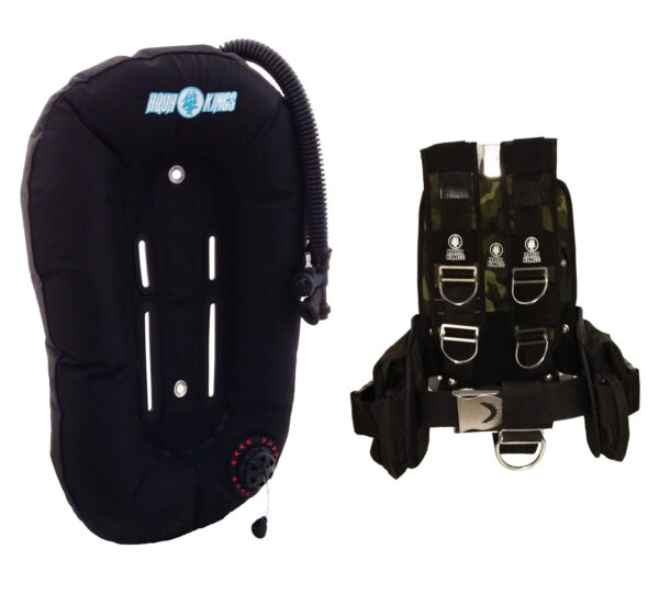 AQUAKINGS TECH 1 SET CAMO GREEN (Duše pro 1 láhev)