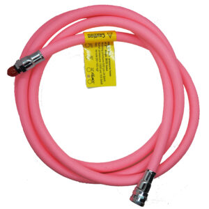 Středotlaká hadice k automatice 216cm Pink